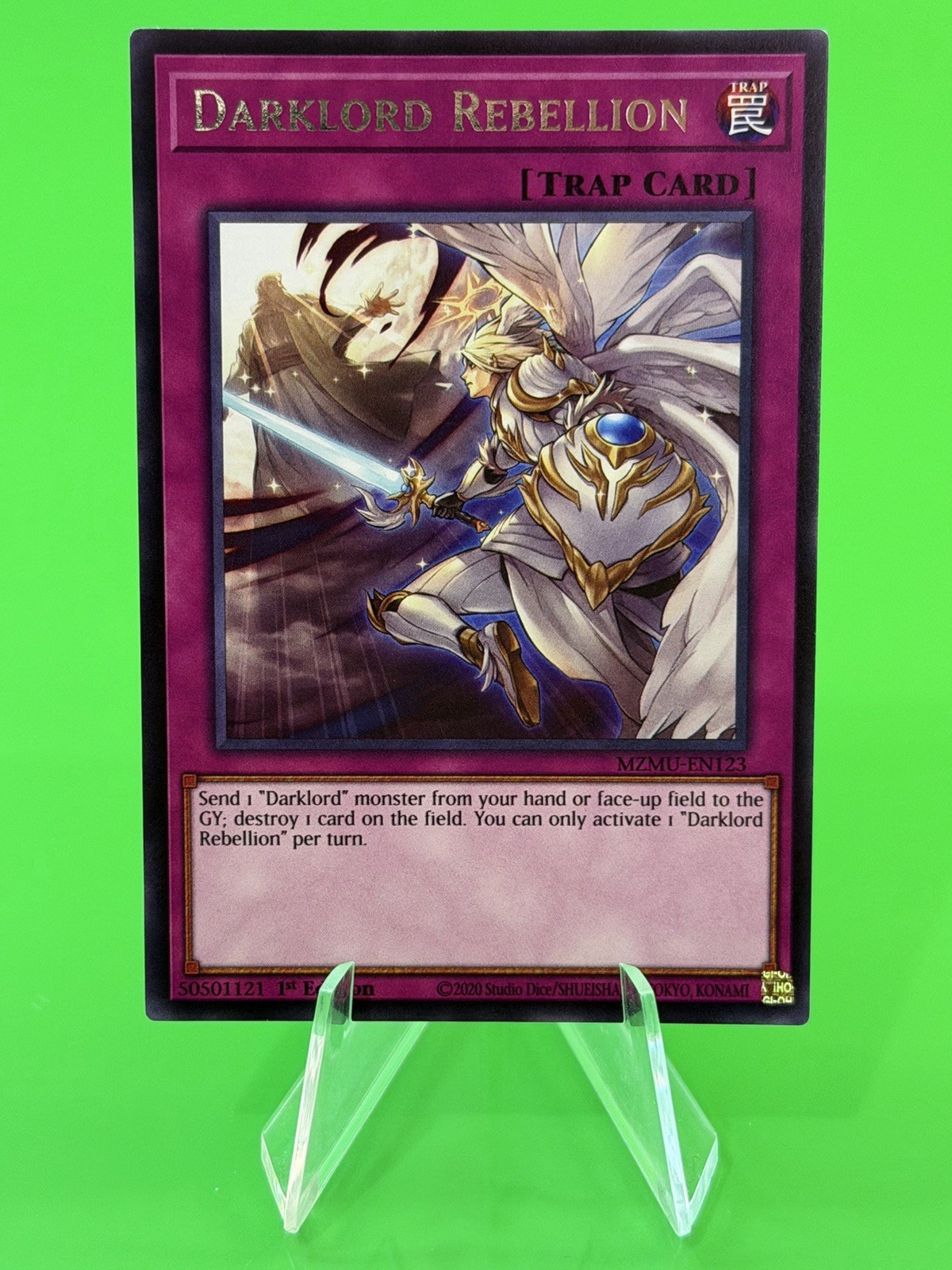 Yu-Gi-Oh Maze of Muertos 3X Darklord Rebellion Rare MZMU-EN123 NM