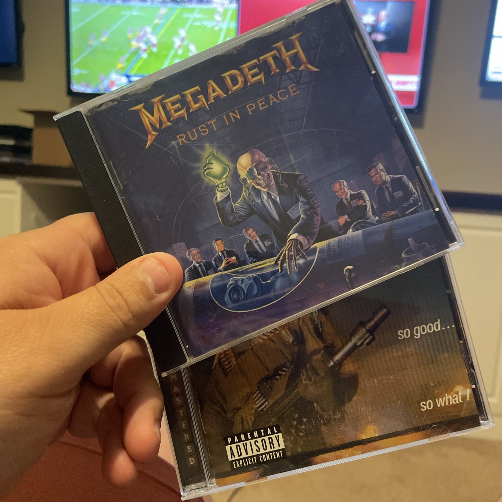Megadeth 2 CD Lot- Rust In Peace And So Far So Good So What Megadeth 2 CD Lot- Rust In Peace And So Far So Good So What