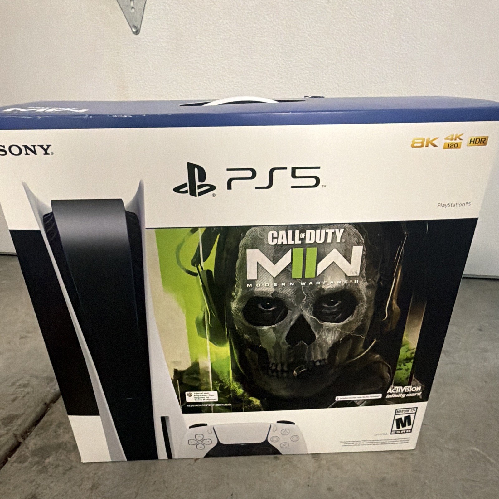 Sony PlayStation 5 PS5 modern warfare BOX ONLY Sony PlayStation 5 PS5 modern warfare BOX ONLY