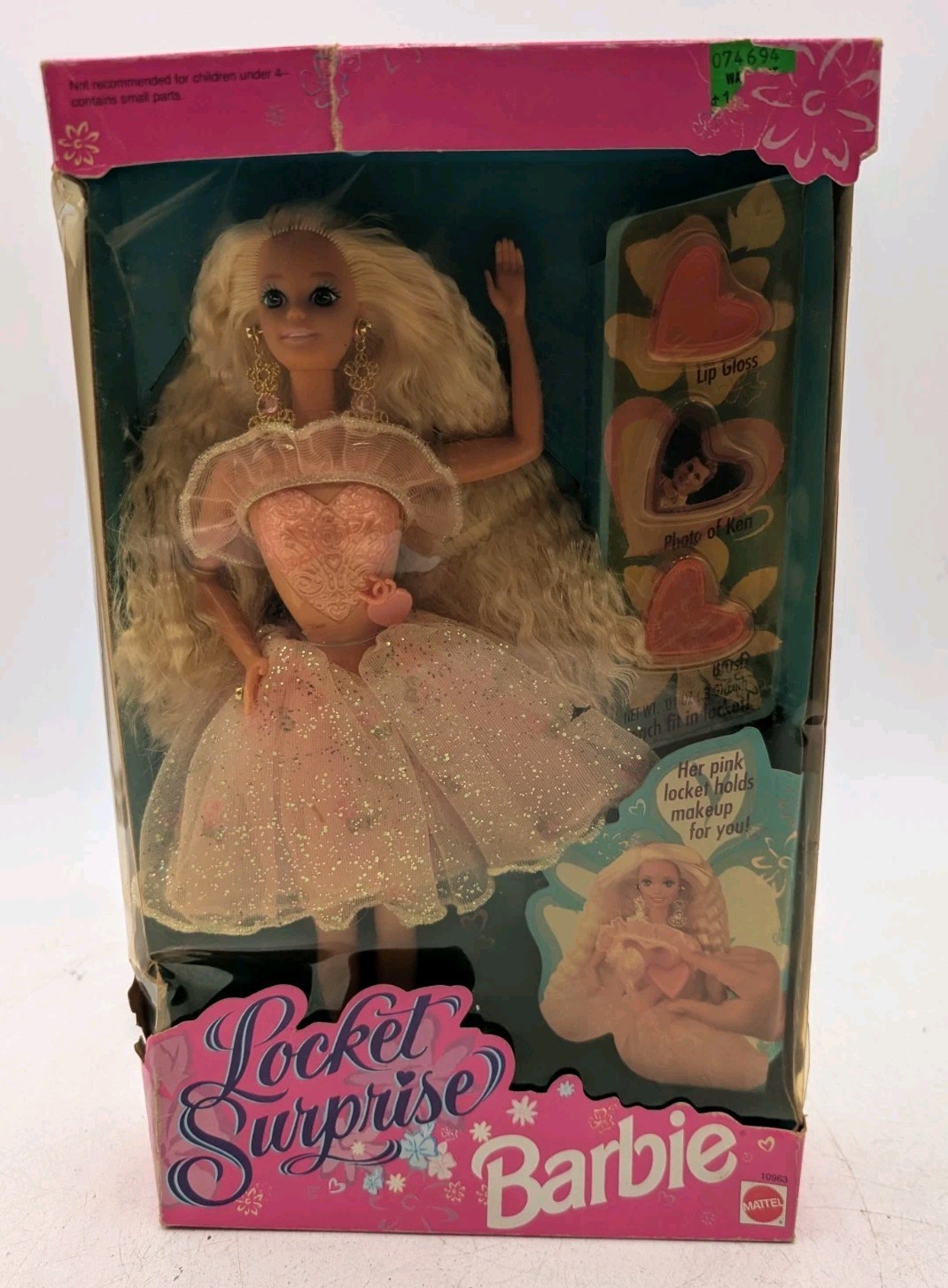 NIB 1993 Mattel Locket Surprise Barbie 10963 - READ BELOW