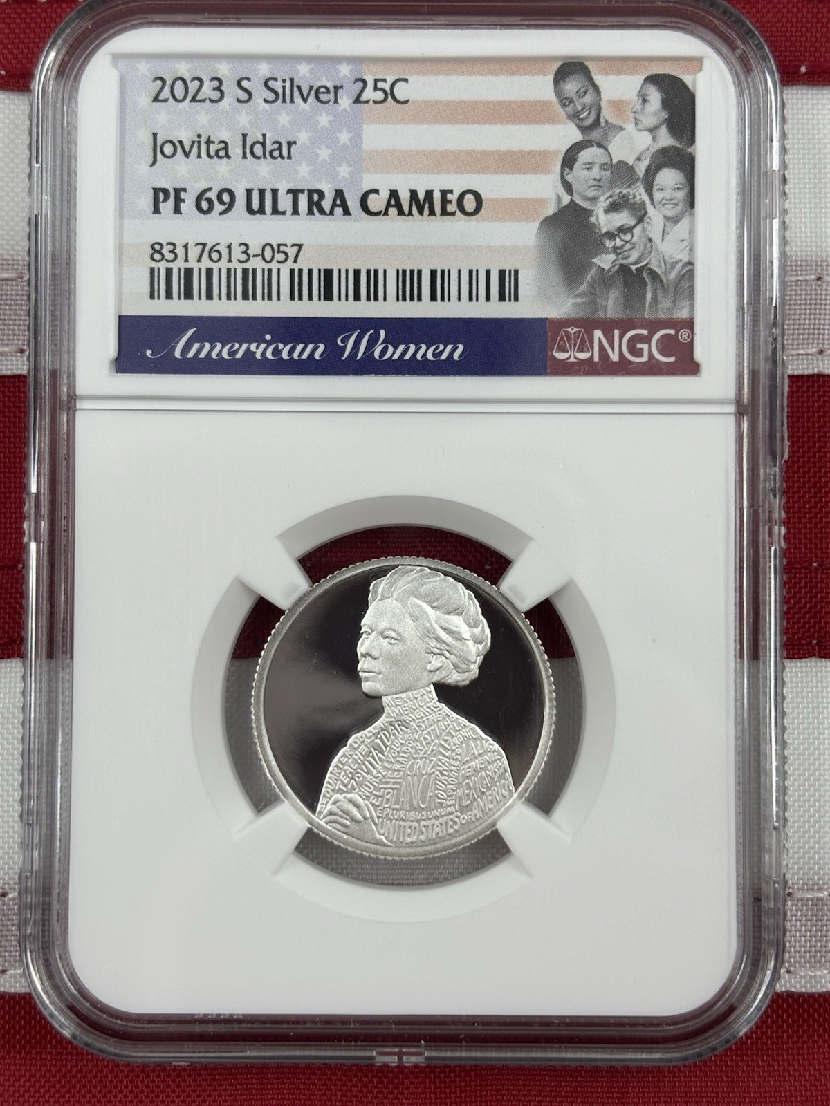 2023 S SILVER PROOF JOVITA IDAR American Women Quarters NGC PF 69 ⭐SHIPS NOW⭐🎁