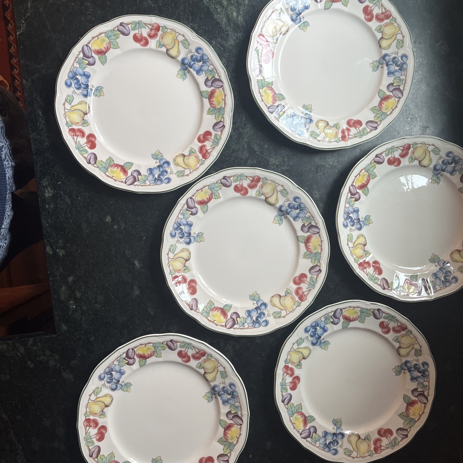 Villeroy & Boch China MELINA Salad Dessert Plates - Set of Six 8.5” Never Used Villeroy & Boch China MELINA Salad Dessert Plates - Set of Six 8.5” Never Used