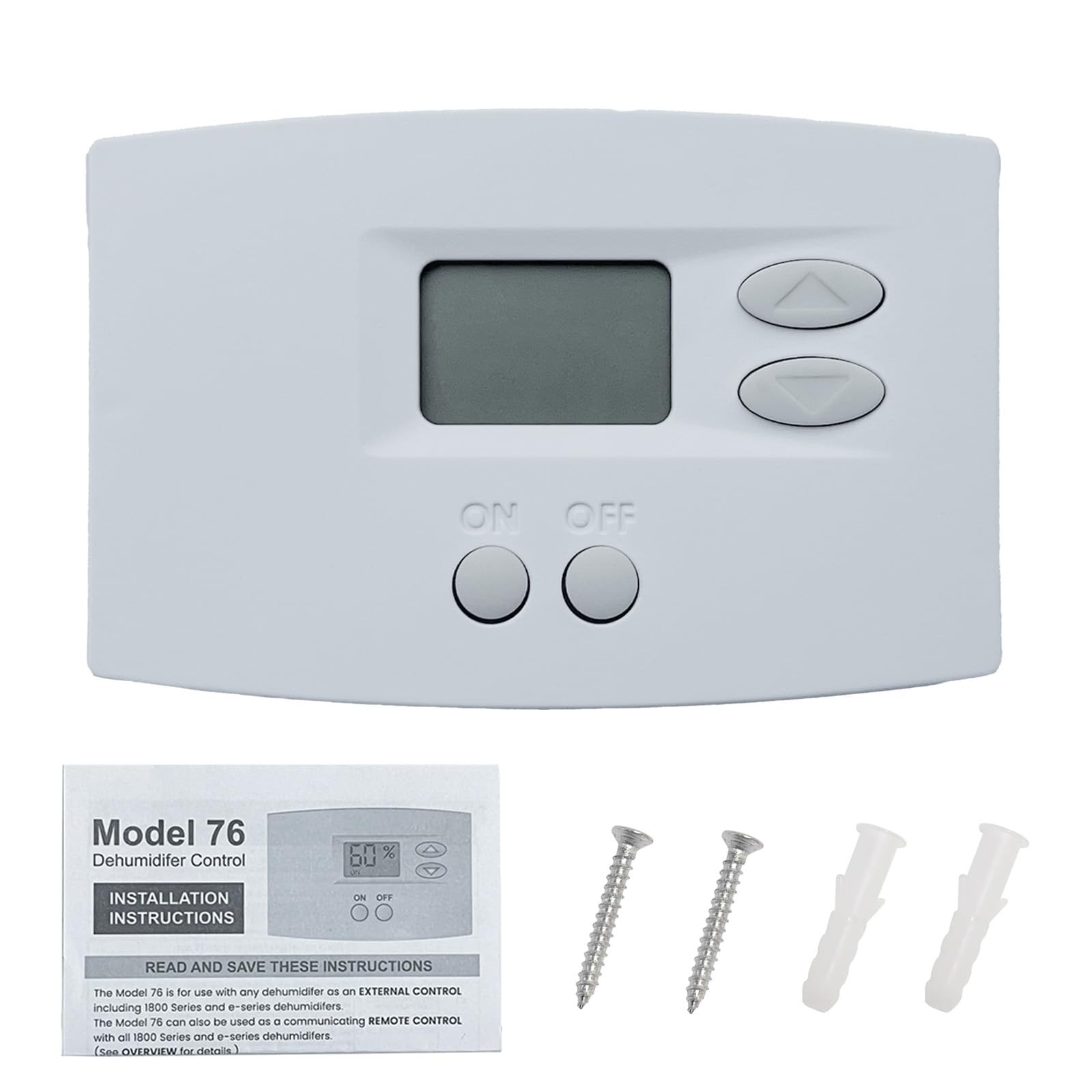 76 Digital Wall-Mount Dehumidifier Control – Compatible with AprilAire 1700/1...