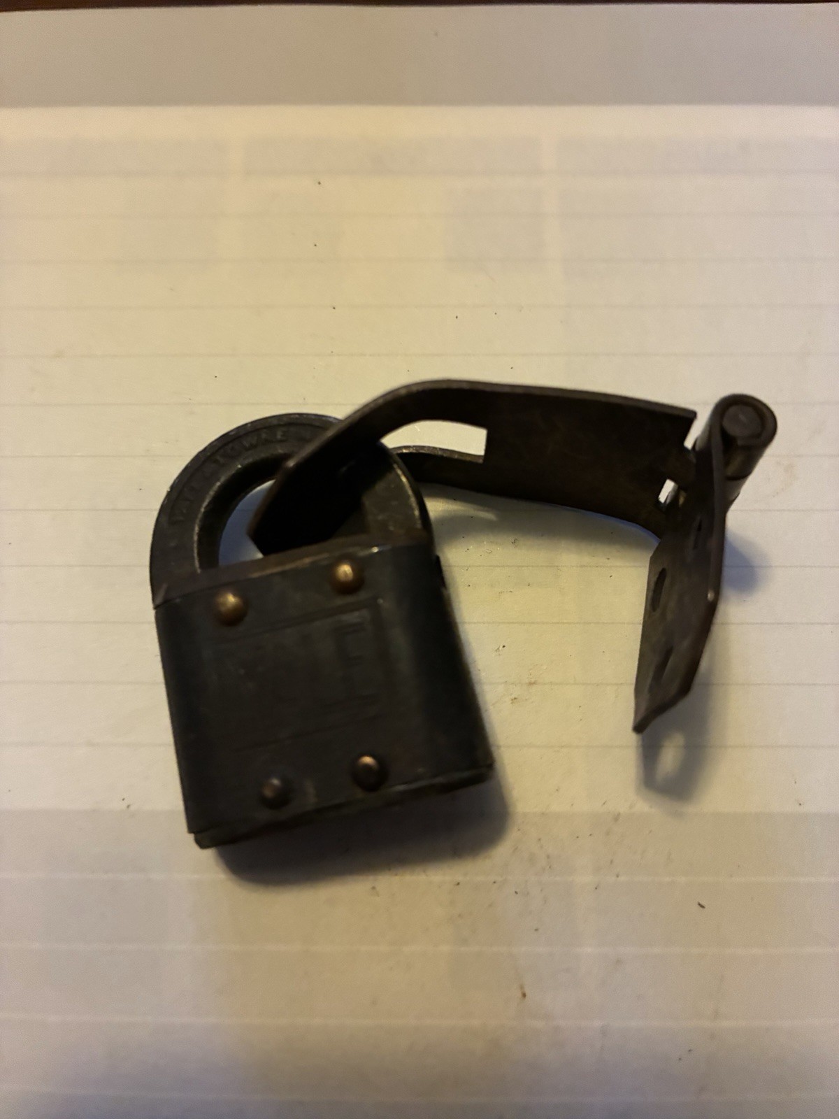 Vintage Yale Junior Padlock No Key Lock Made In USA Yale & Towne MFG Co