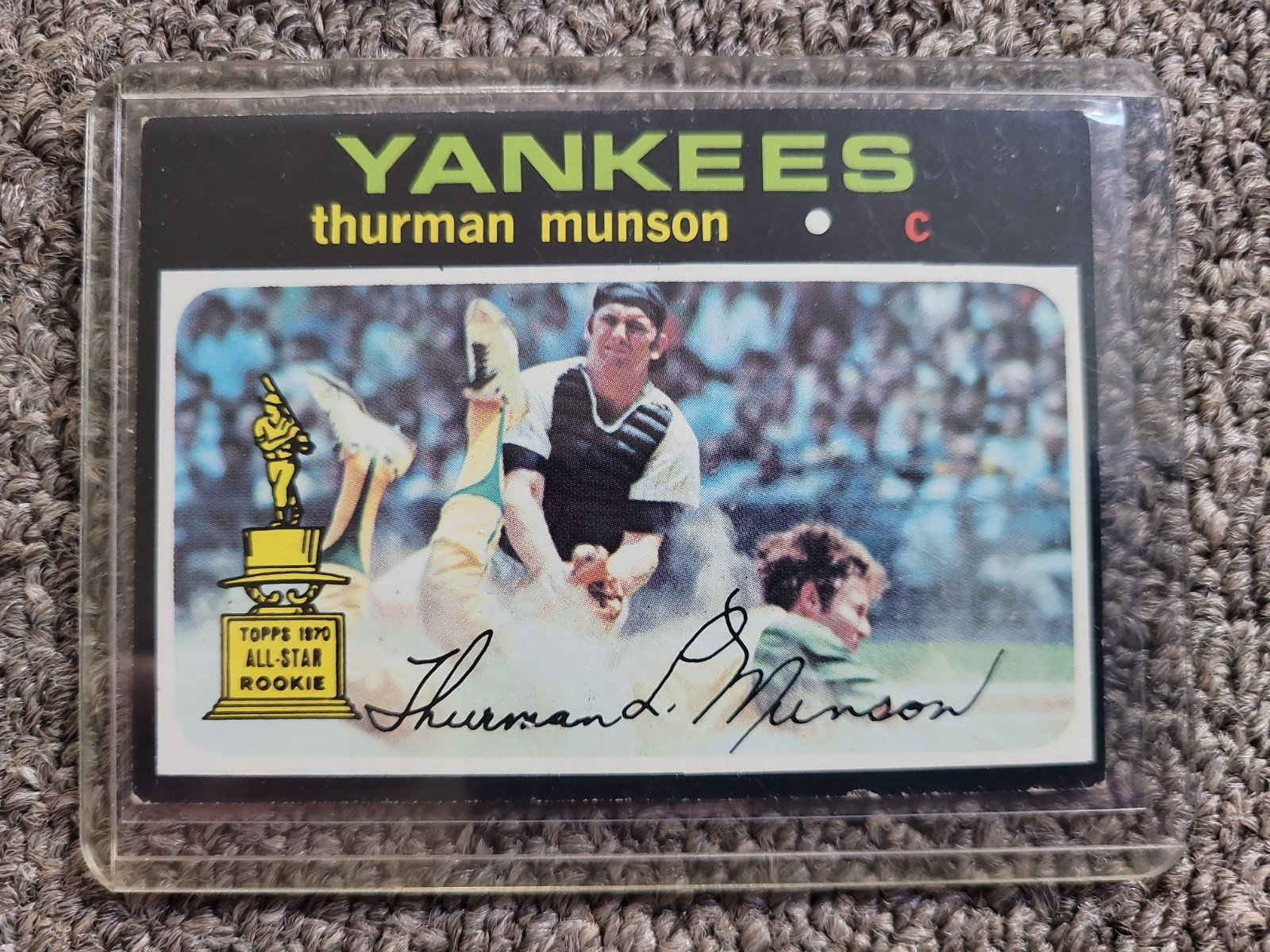 1971 Topps 1970 All-Star Rookie #5 Thurman Munson New York Yankees