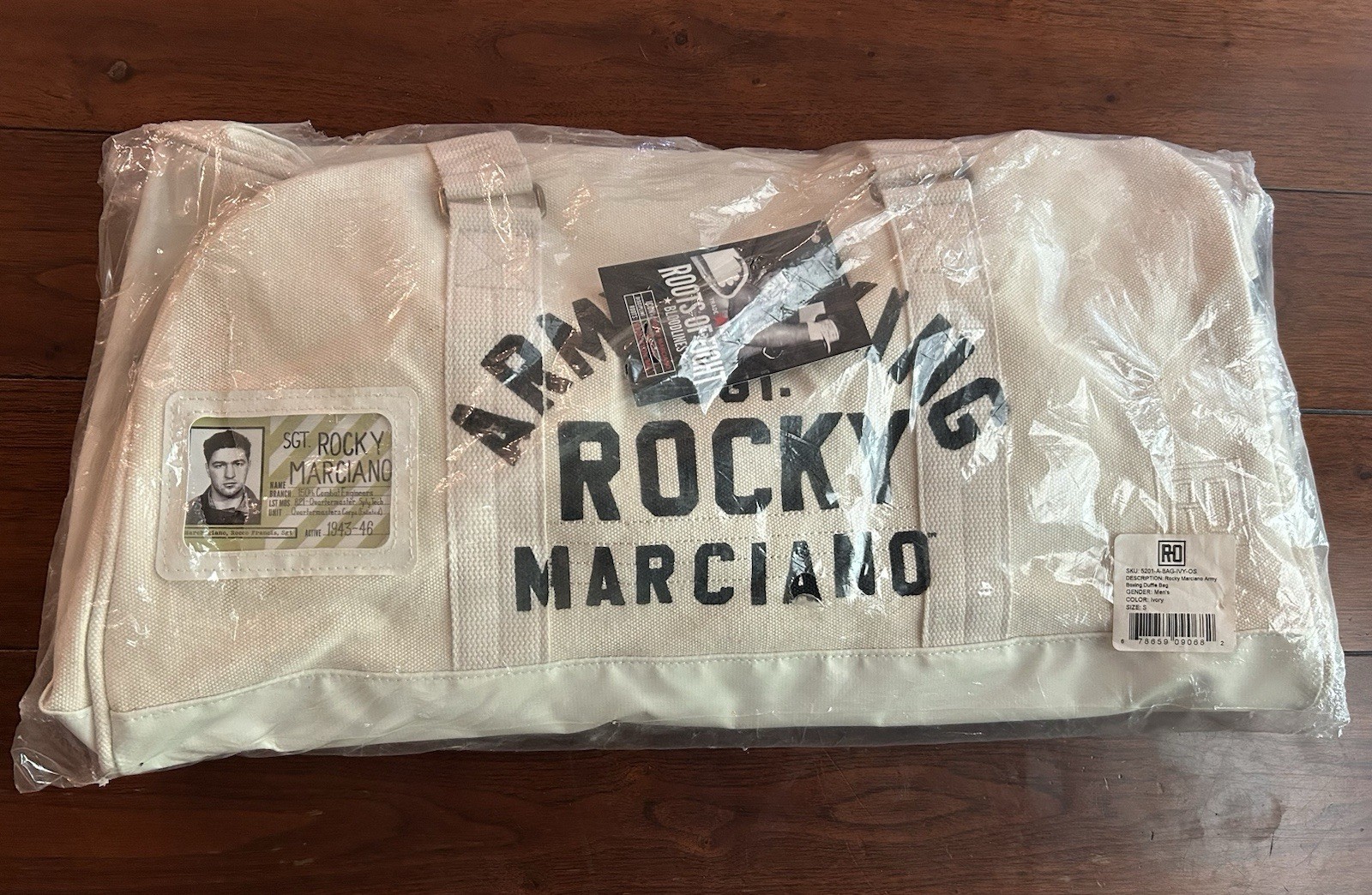 Roots of Fight Rocky Marciano Gym Bag Roots of Fight Rocky Marciano Gym Bag