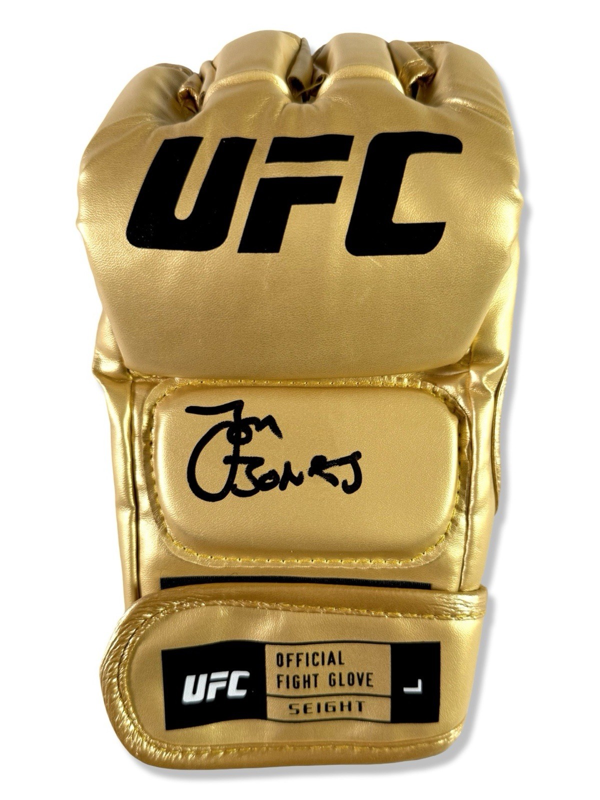Jon Jones Signed Autographed UFC Gold Glove GOAT PSA/DNA Authenticated Jon Jones Signed Autographed UFC Gold Glove GOAT PSA/DNA Authenticated