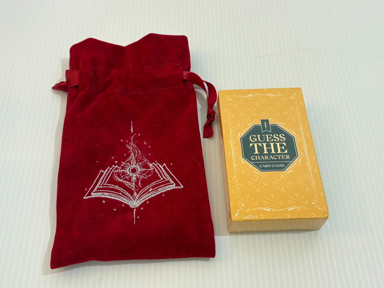 SEALED NEW Illumicrate Guess the Character Card Game w Velvet Pouch Holder
