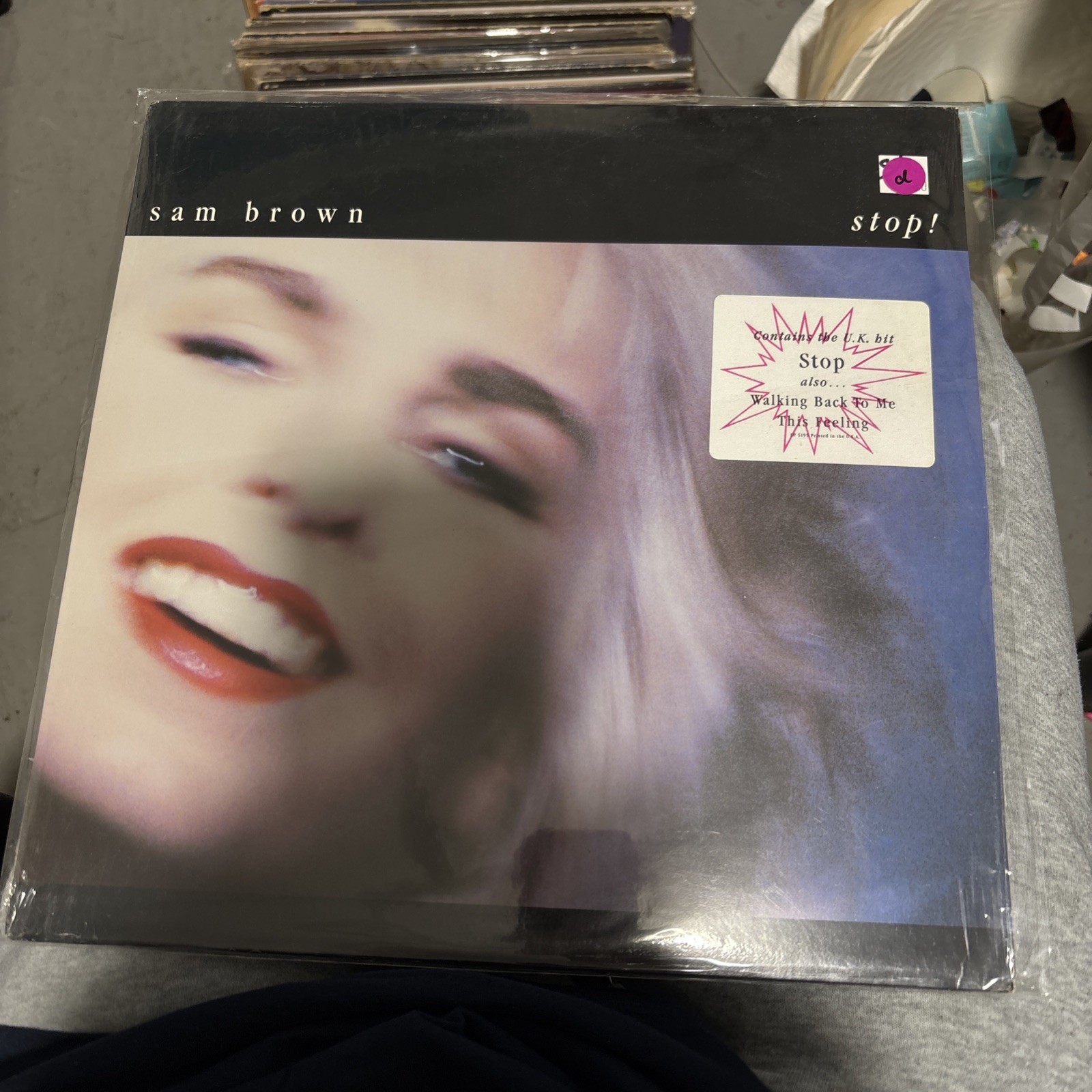 Sam Brown “Stop” LP/A&M Records SP-5159 (EX) 1988 Pop Rock
