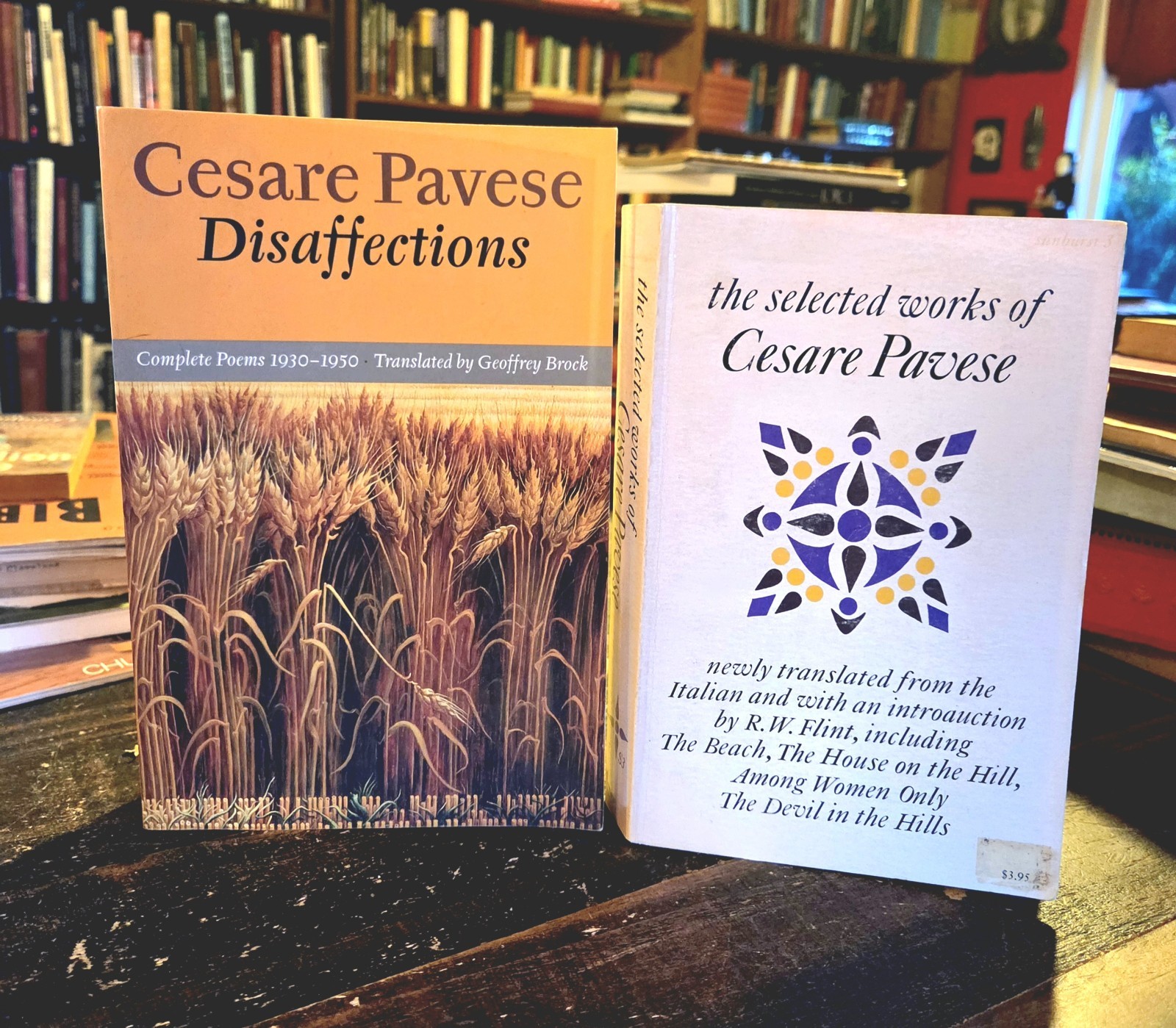 2 Vol Selected Works of Cesare Pavese + Disaffections Poetry Book Set