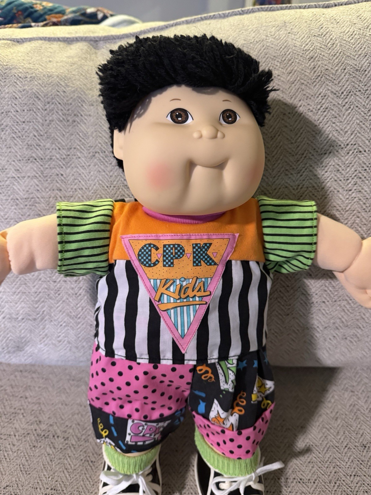 Vintage 1989-90 Cabbage Patch Kid Asian Boy Transitional Hasbro Coleco HM36