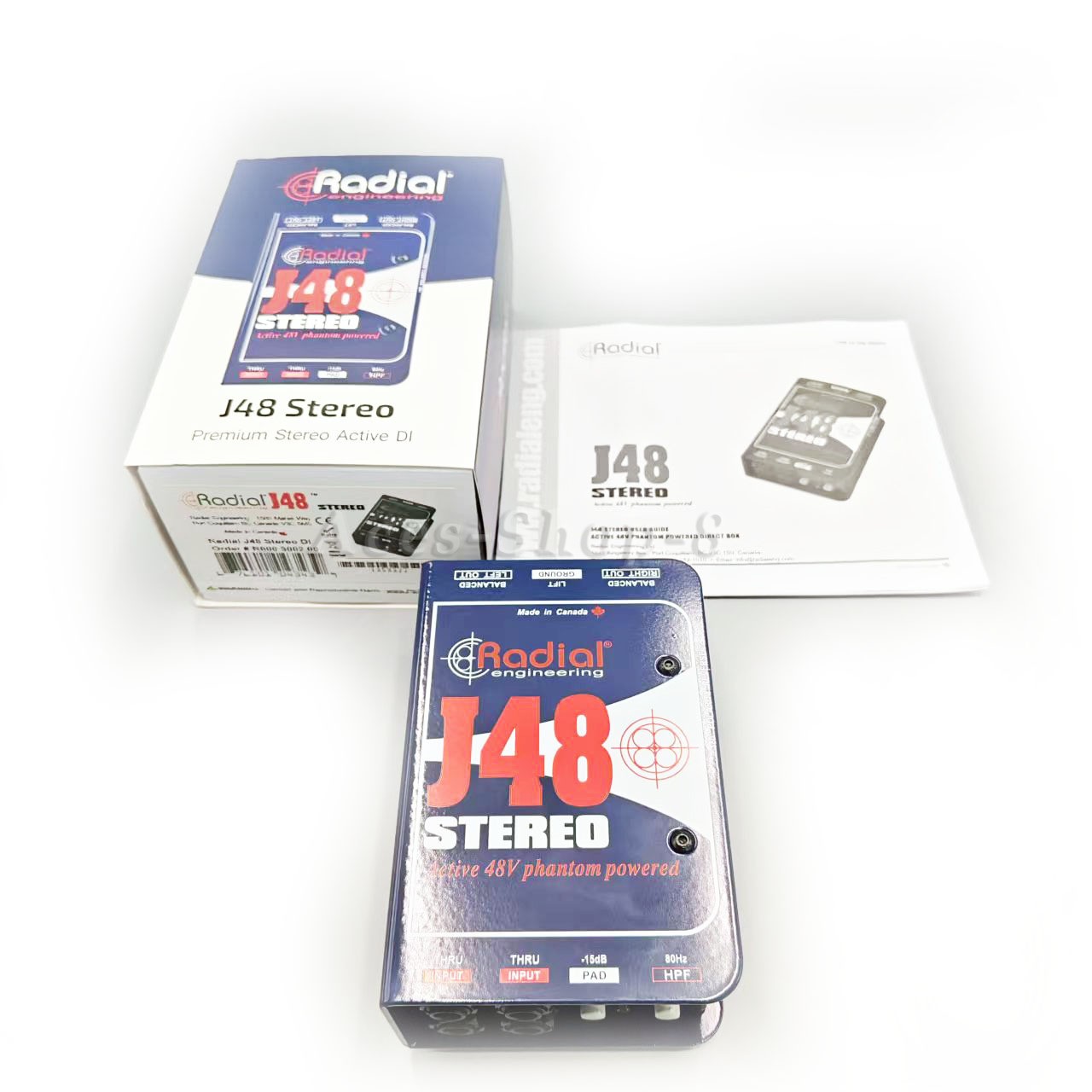 Radial Engineering J48 Active 48V Phantom Powered Direct Box US