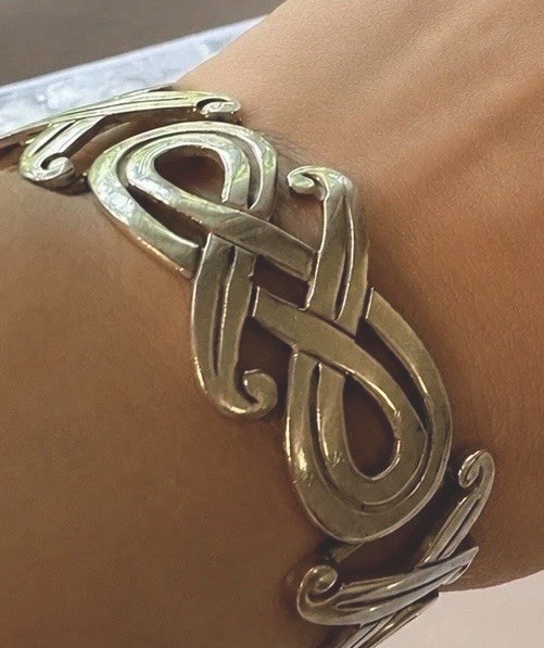 Vintage Maricela Mexico 925 Sterling Silver Bracelet 41g 7” Signed