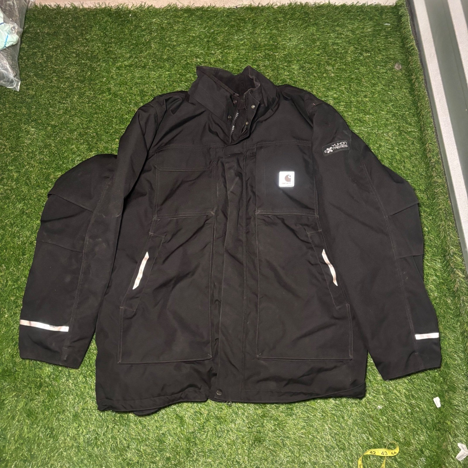 Carhartt Yukon Extremes Insulated Parka Jacket Black 2XL Loose Fit 104460-M