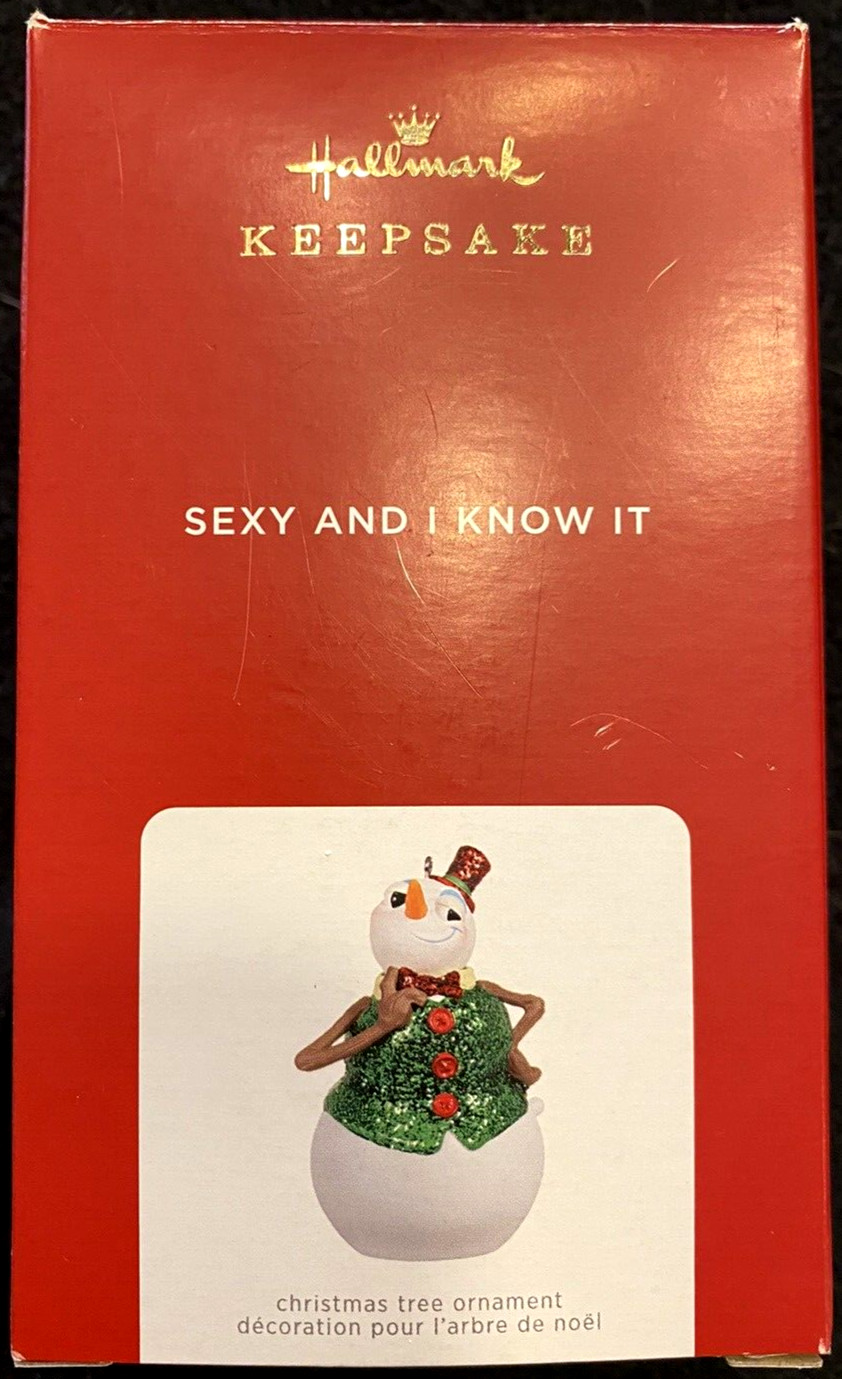 2021 Hallmark Keepsake Sexy and I Know It Christmas Ornament Magic Sound New