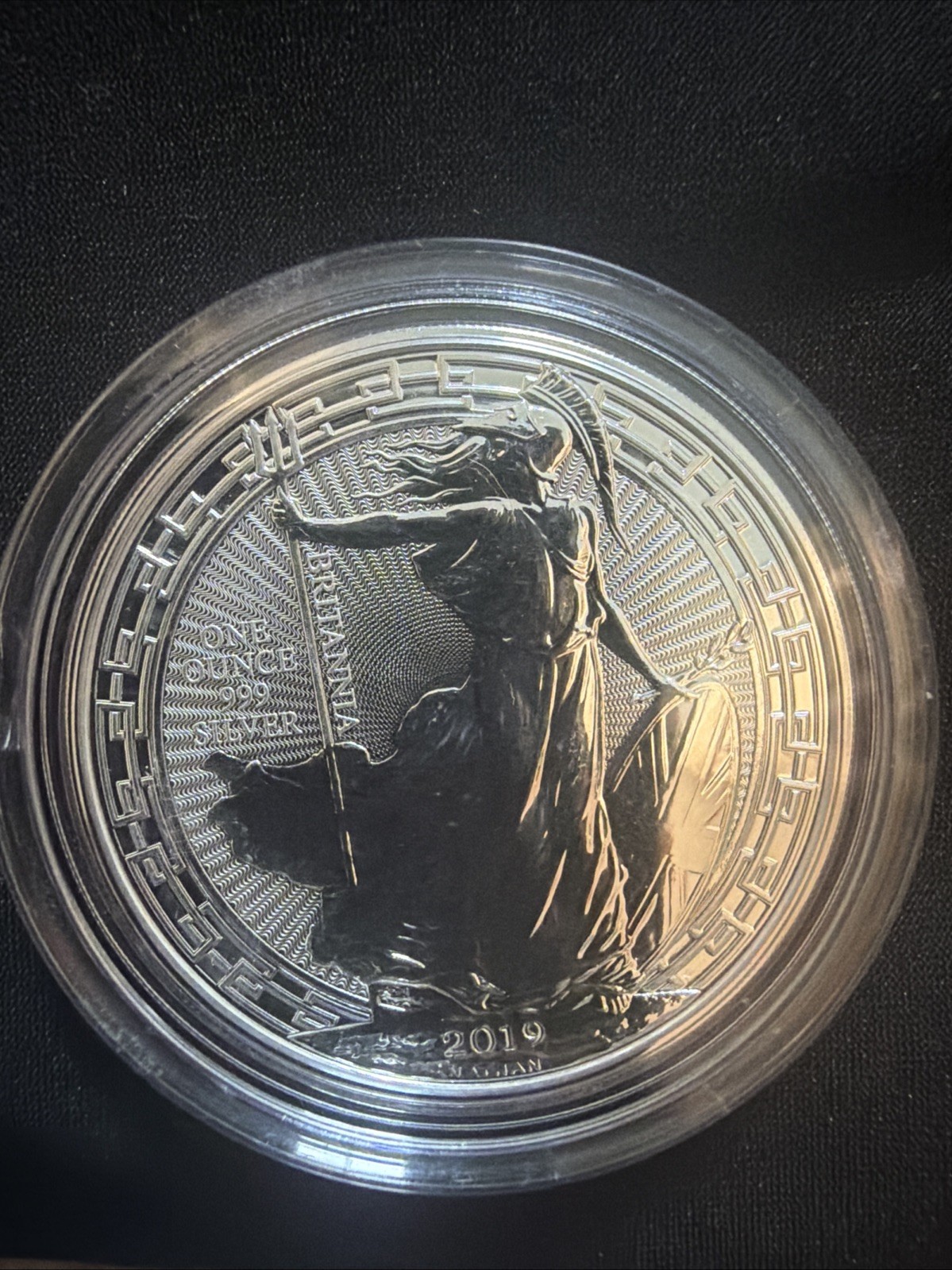 2019 Great Britain 1 Ounce Silver - Britannia Oriental Border - BU - STOCK 2019 Great Britain 1 Ounce Silver - Britannia Oriental Border - BU - STOCK