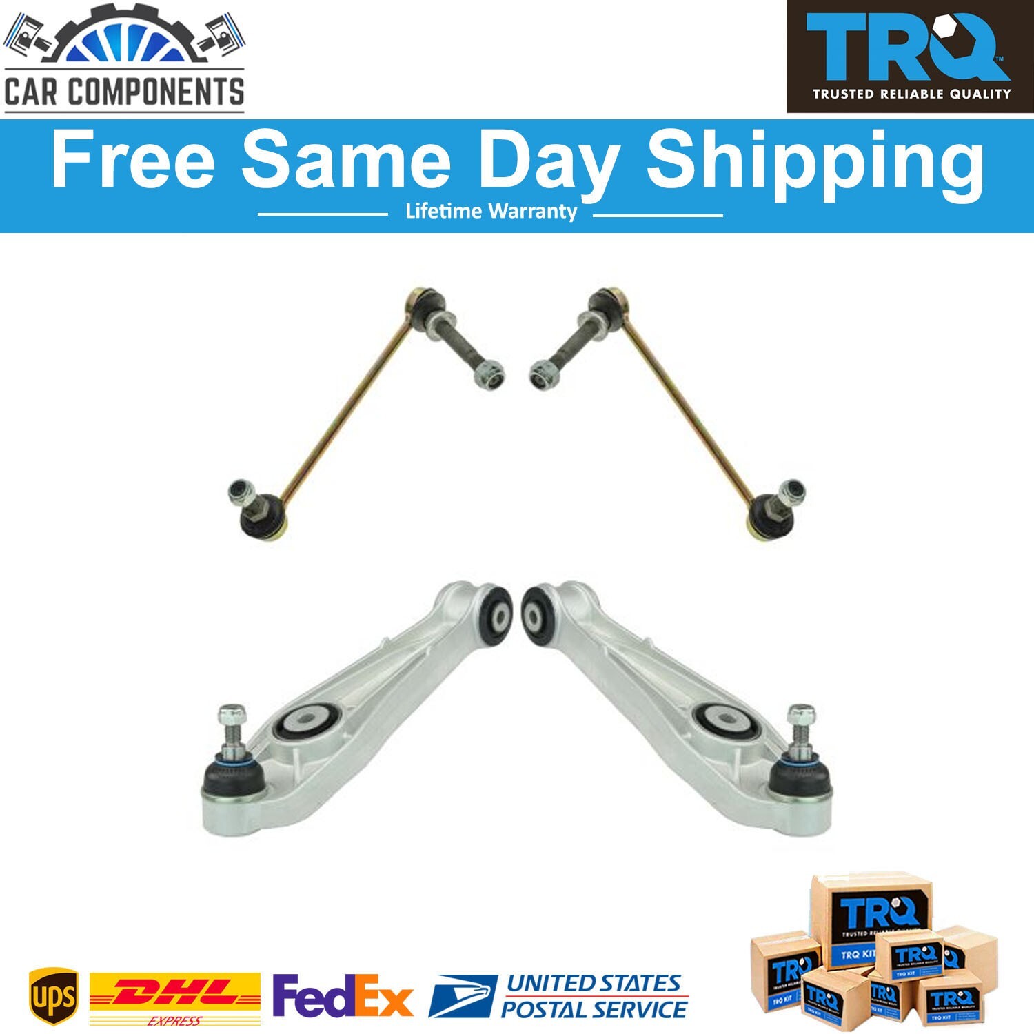 TRQ New Front Suspension Kit For 1997-2005 Porsche 911 Boxster