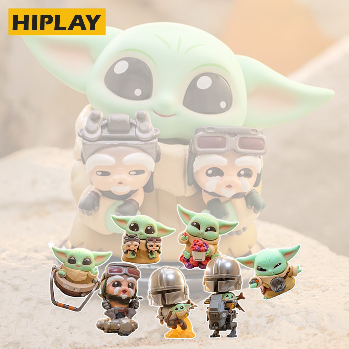 HIPLAY Hot Toys The Mandalorian and Grogu Cosbi CBX34816 Mini Blind Box Set HIPLAY Hot Toys The Mandalorian and Grogu Cosbi CBX34816 Mini Blind Box Set