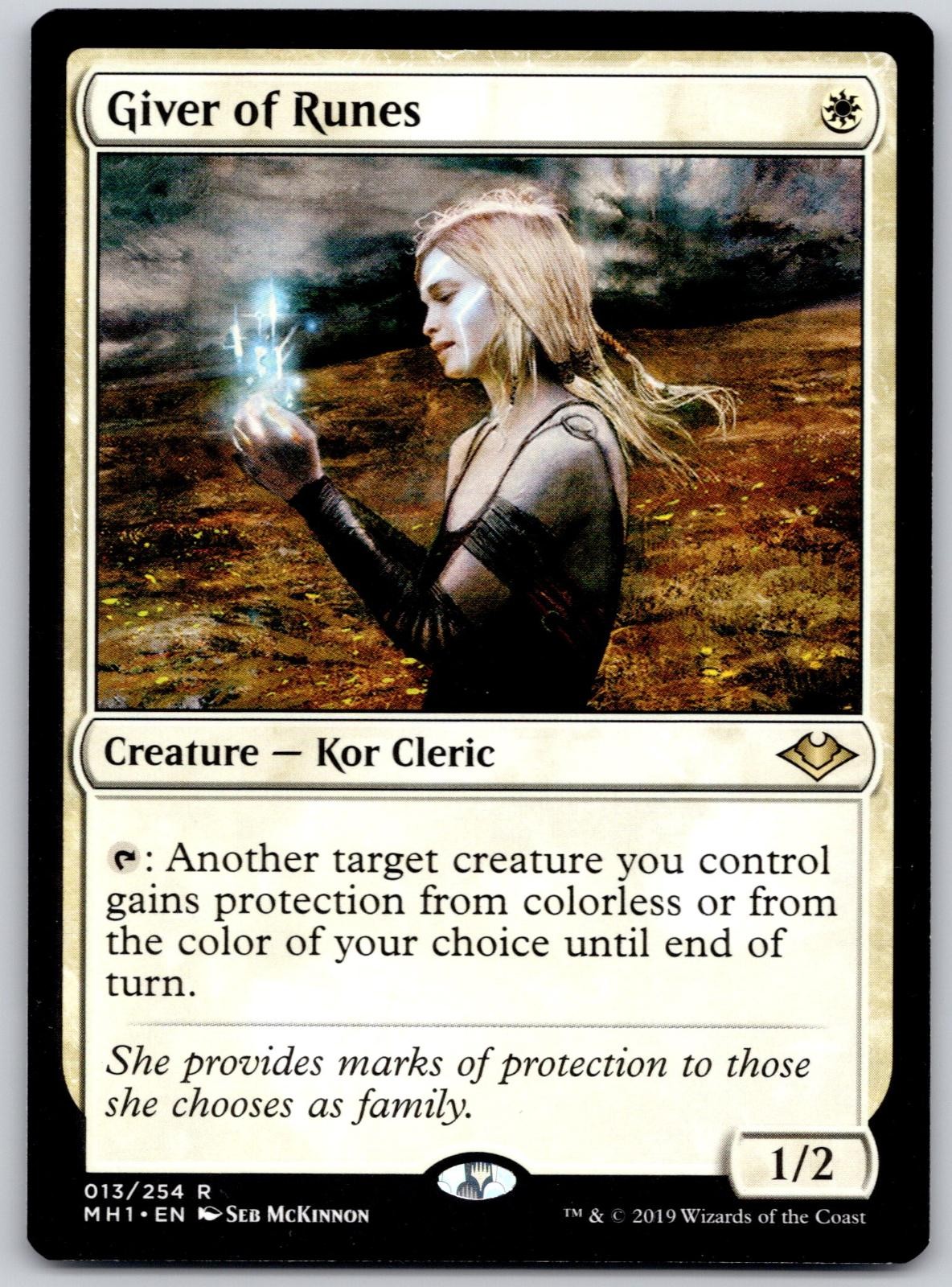 Giver of Runes 13 Rare Modern Horizons Magic: The Gathering Near Mint Giver of Runes 13 Rare Modern Horizons Magic: The Gathering Near Mint