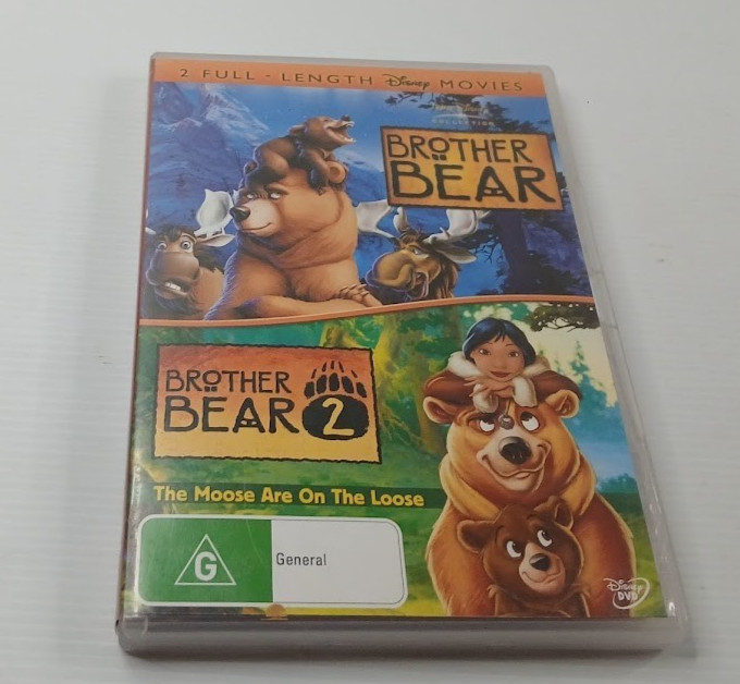 Brother Bear / Brother Bear 2 (DVD, 2004) region 4 PAL