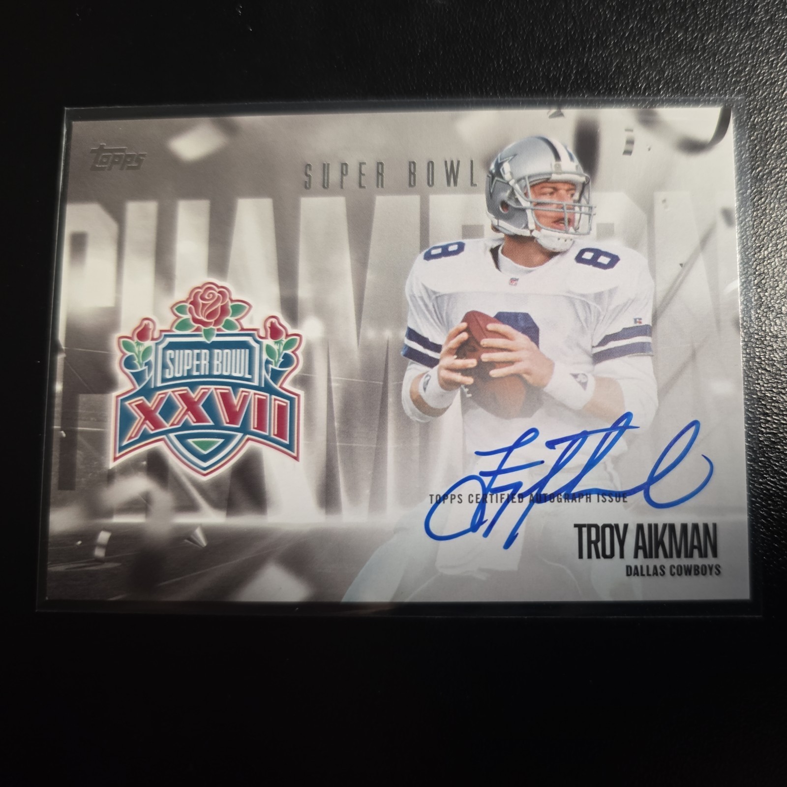 2026 Topps Flagship Troy Aikman Cowboys SB XXVII Champion Auto On Card SBCS-TA 2026 Topps Flagship Troy Aikman Cowboys SB XXVII Champion Auto On Card SBCS-TA