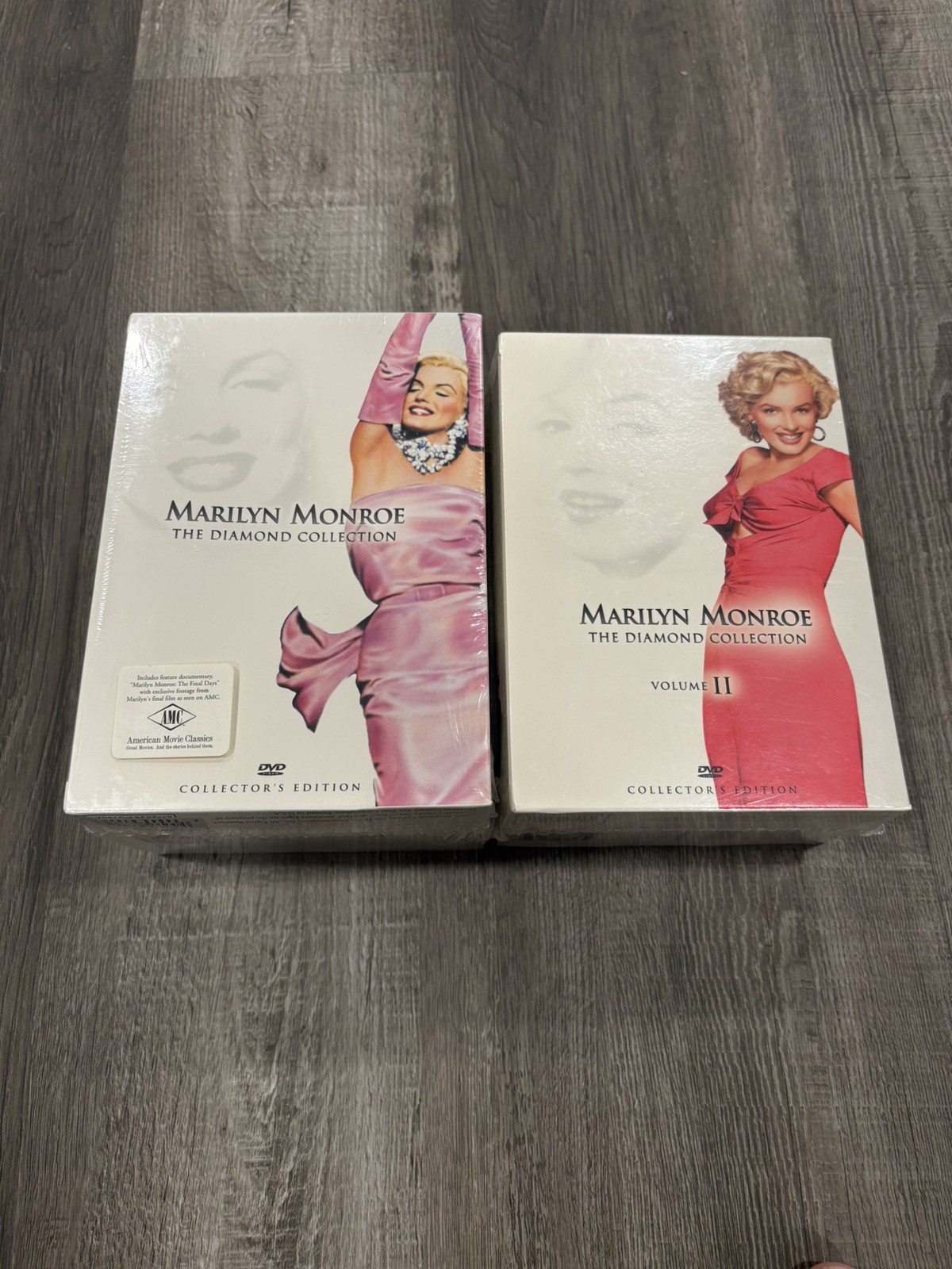 Marilyn Monroe: The Diamond Collection Volume 1 & 2 DVD Box Sets SEALED Marilyn Monroe: The Diamond Collection Volume 1 & 2 DVD Box Sets SEALED
