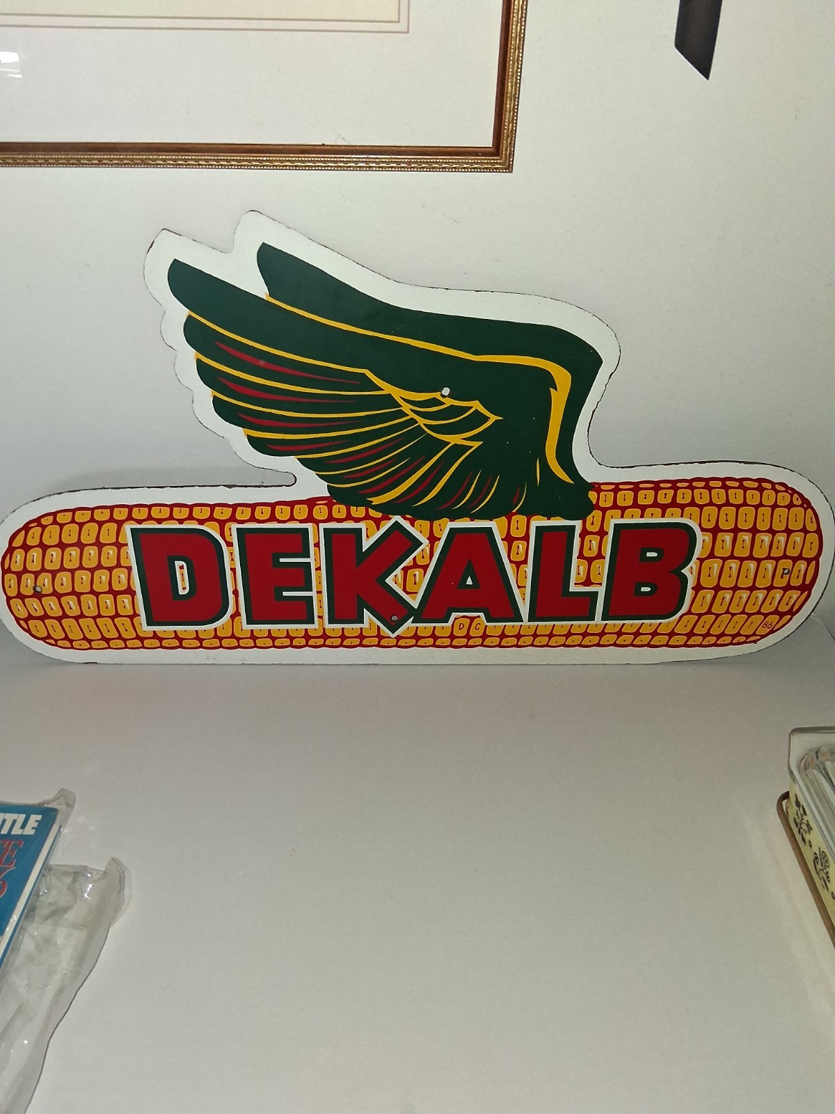 Dekalb Corn Seed Advertisement Sign Masonite Dekalb Corn Seed Advertisement Sign Masonite