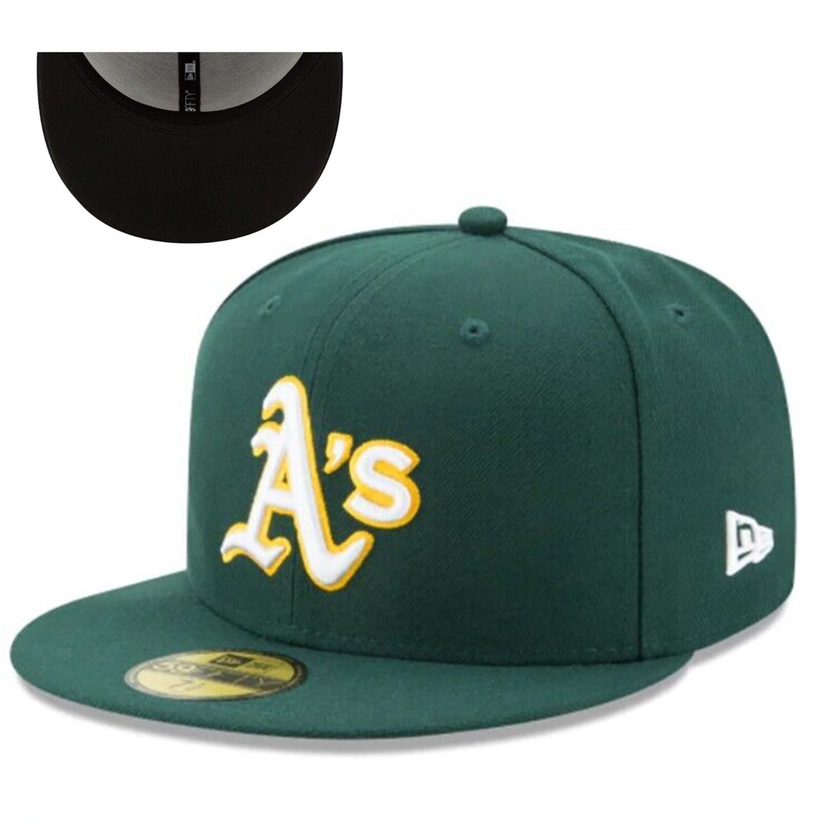 Oakland Athletics New Era 59FIFTY Fitted Hat Green MLB Cap Oakland Athletics New Era 59FIFTY Fitted Hat Green MLB Cap