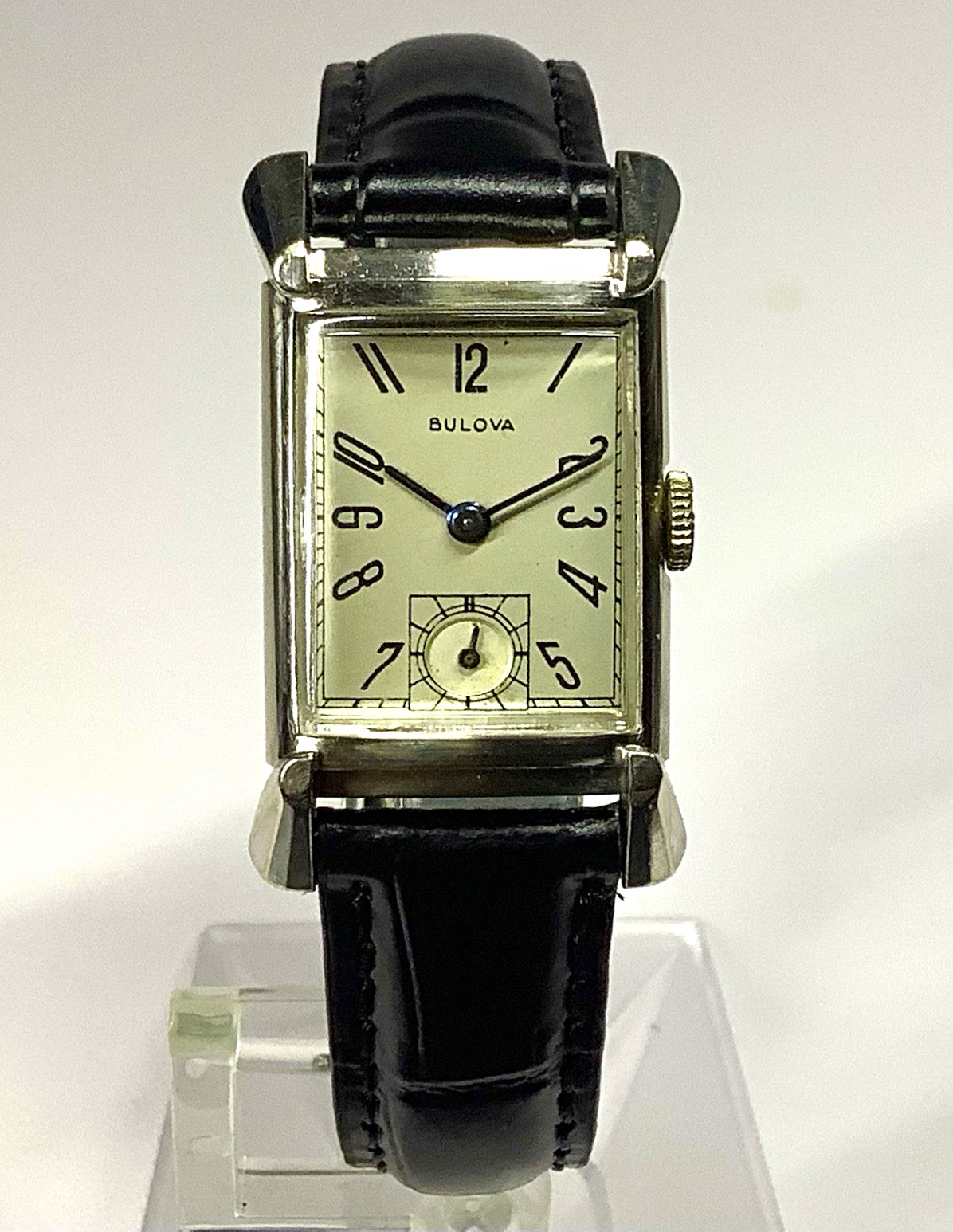 Bulova Art Deco “Ambassador” 1940s, 21 jewels 7AK, very nice condition Serviced Bulova Art Deco “Ambassador” 1940s, 21 jewels 7AK, very nice condition Serviced