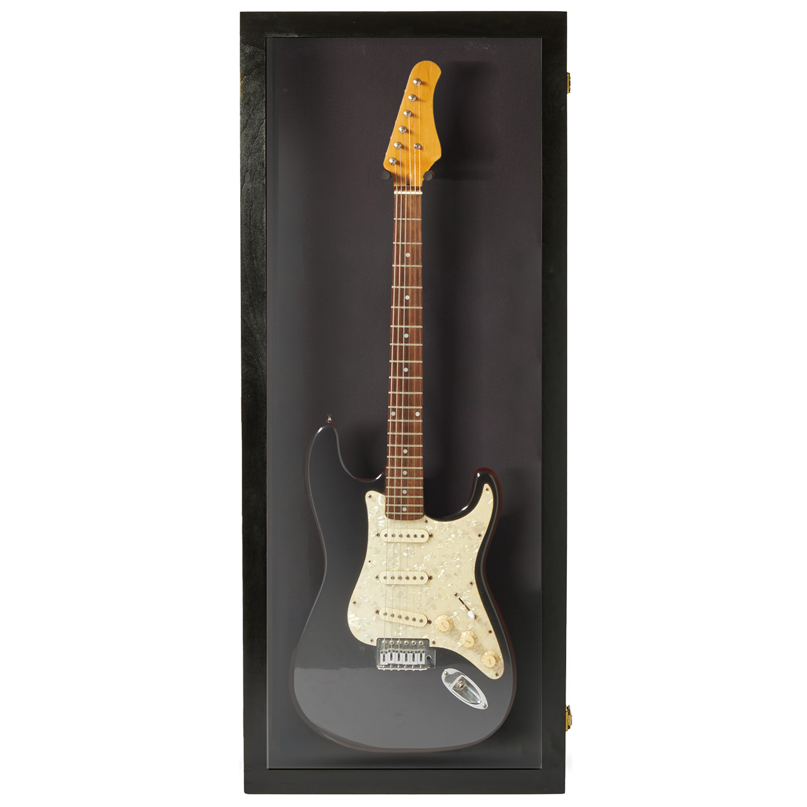 Pennzoni Electric Guitar Display Case, Clear  Acrylic Guitar Case Wall Mount
