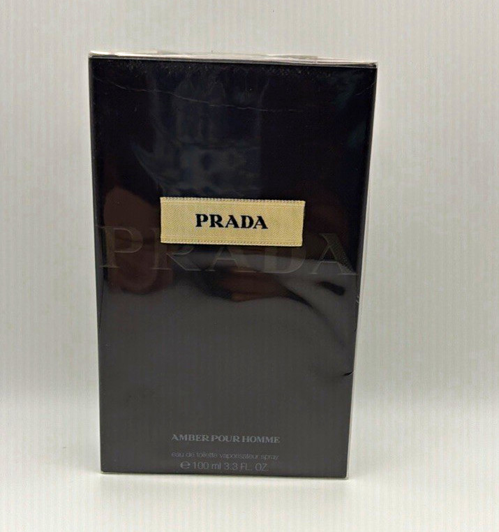 PRADA Amber Pour Homme Eau de Toilette Spray, Regular Size 3.4 fl oz PRADA Amber Pour Homme Eau de Toilette Spray, Regular Size 3.4 fl oz