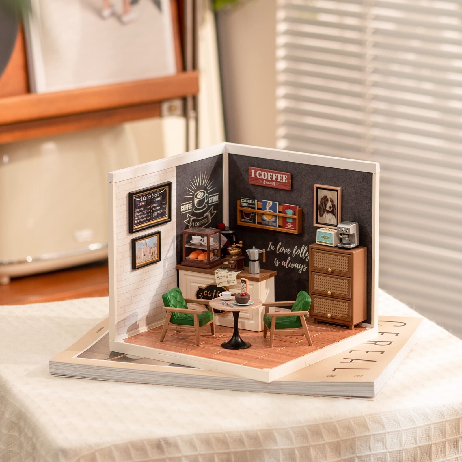 Rolife DIY Super Creator Dollhouse Gift Miniature Kits With Furniture Xmas Gifts
