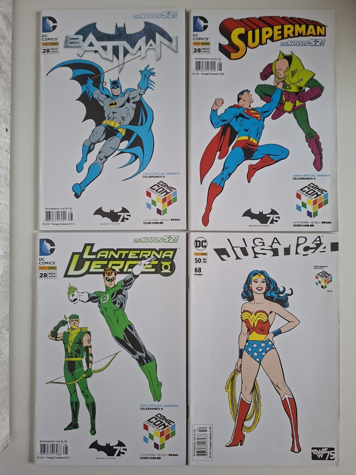 José Luís Garcia-Lopez 2014 and 2018 CCXP Exclusive Covers Brazilian Foreign