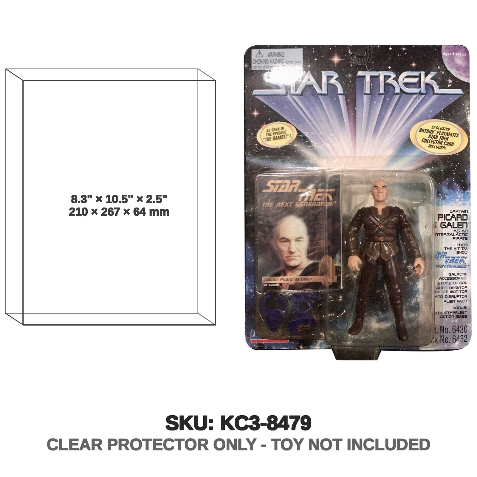 Protector For Captain Picard Star Trek TNG Figure
