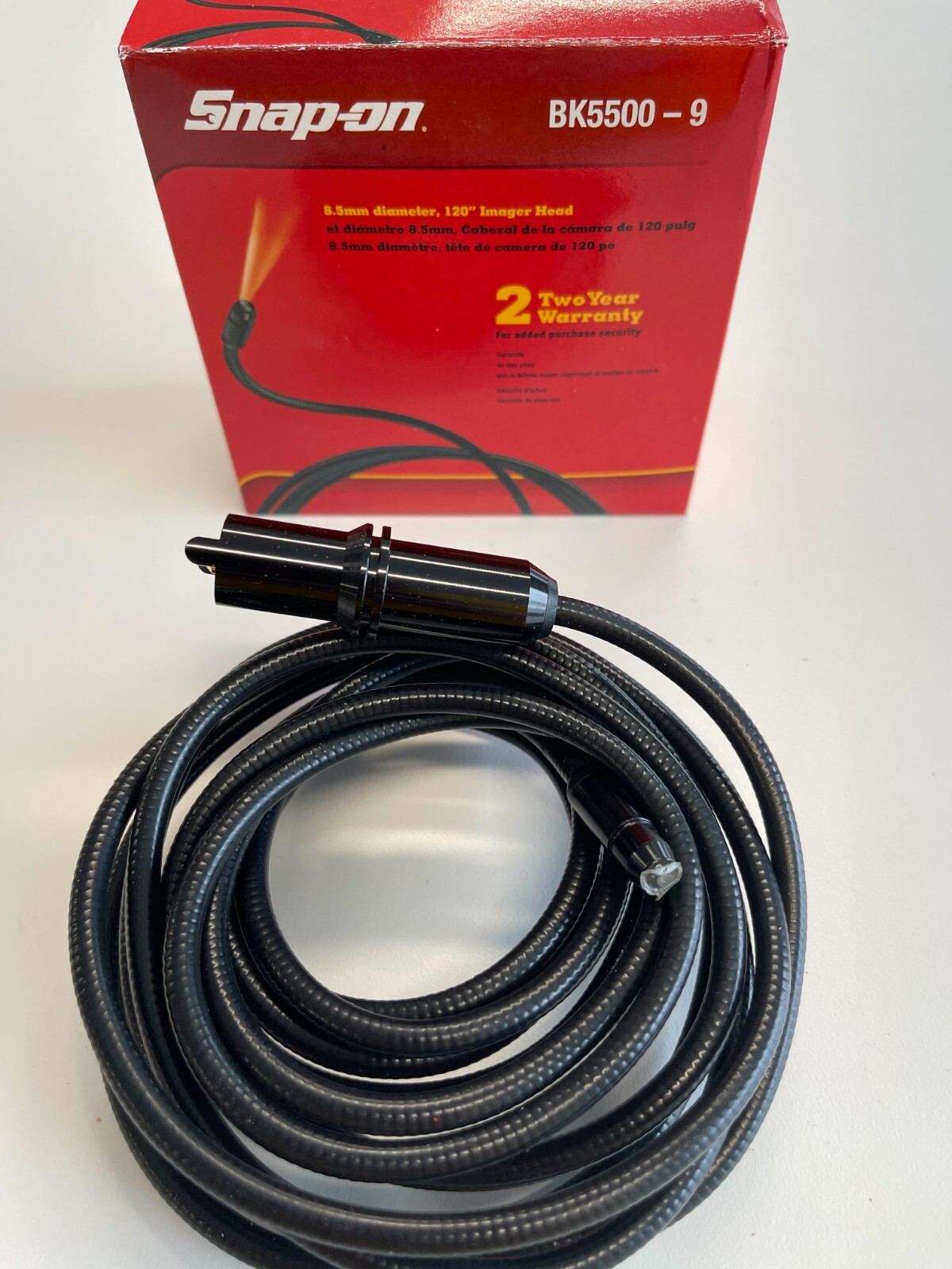 Snap-on BK5500-9 (10ft), Forward View, 8.5mm dia. Imager