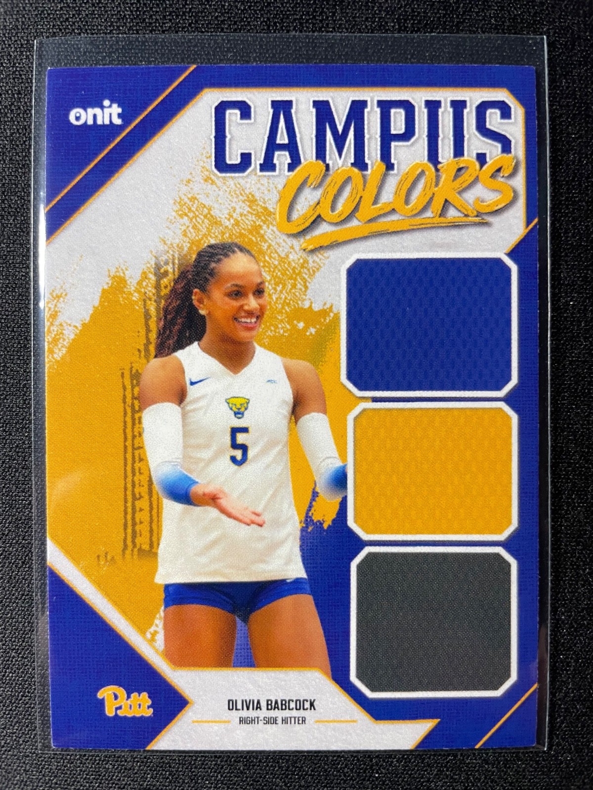2026 Onit Athlete Olivia Babcock Campus Colors #CC-5 Pittsburgh Volleyball