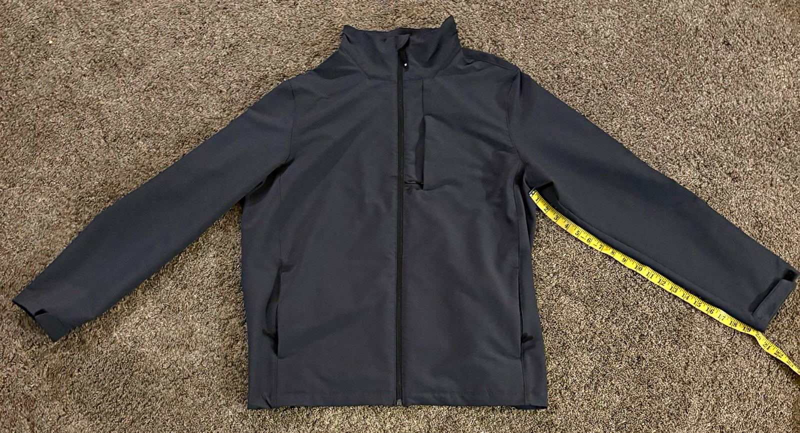 32 Degrees Heat Men\'s Full Zip Jacket Stand-Up Collar Gray Size L 32 Degrees Heat Men\'s Full Zip Jacket Stand-Up Collar Gray Size L