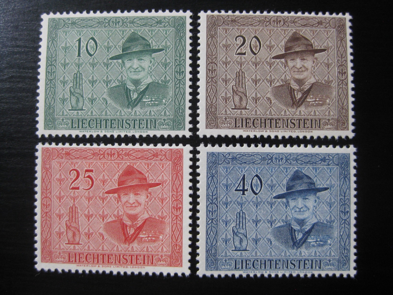 LIECHTENSTEIN Sc. #270-273 scarce mint stamp set SCV $18.70