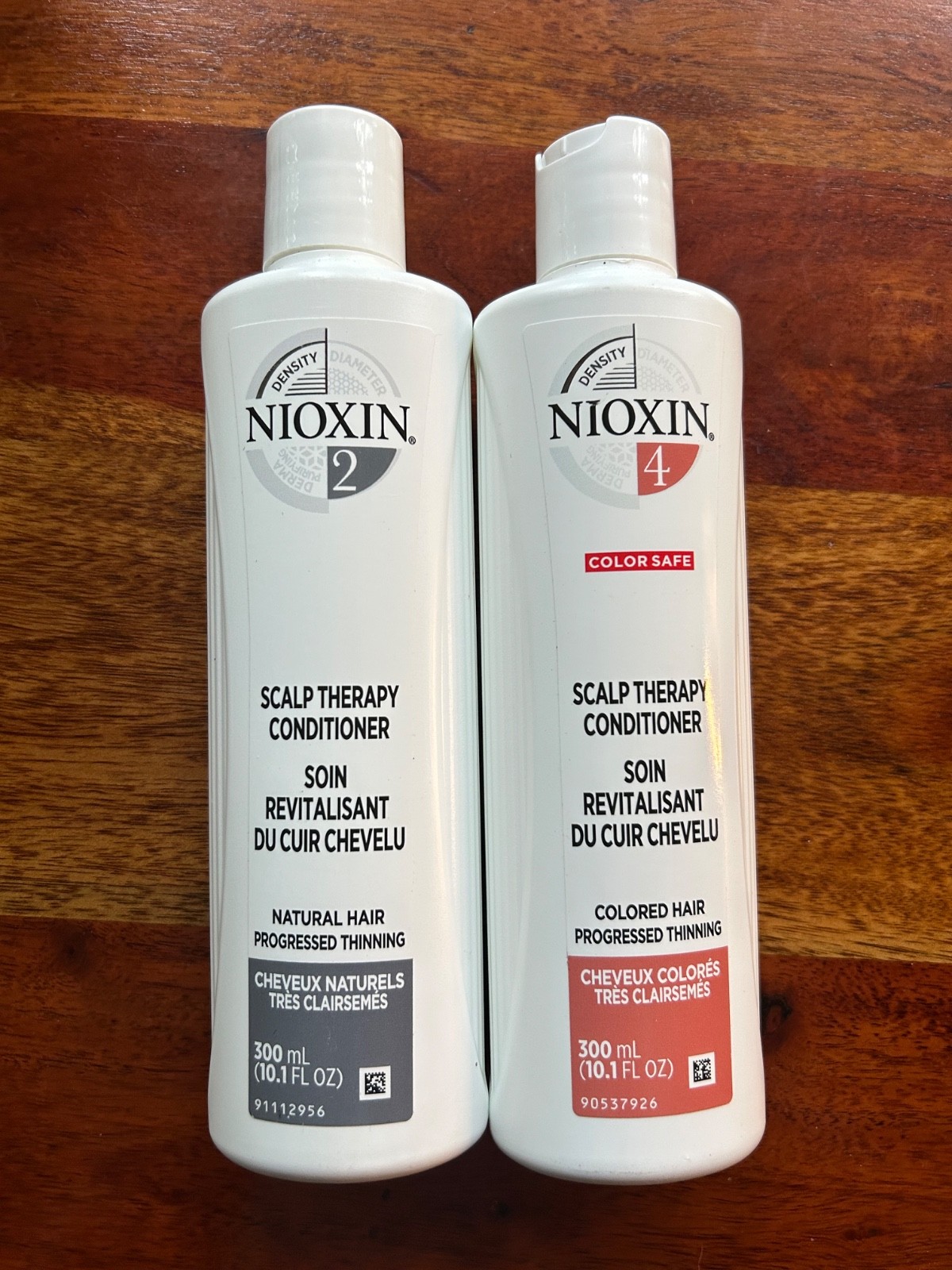 2 brand new Nixon progressed hair thinning conditioners #’s 2 and 4.
