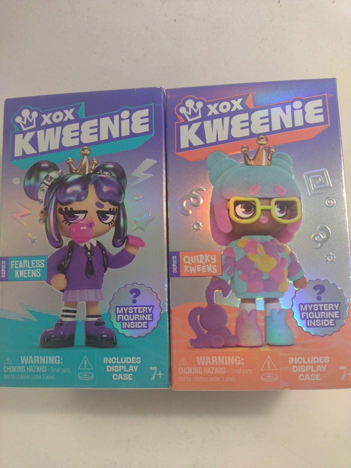 2 New XOX Kweenie Quirky & Fearless Kweens Mystery Figurine  SEALED 2 Pk
