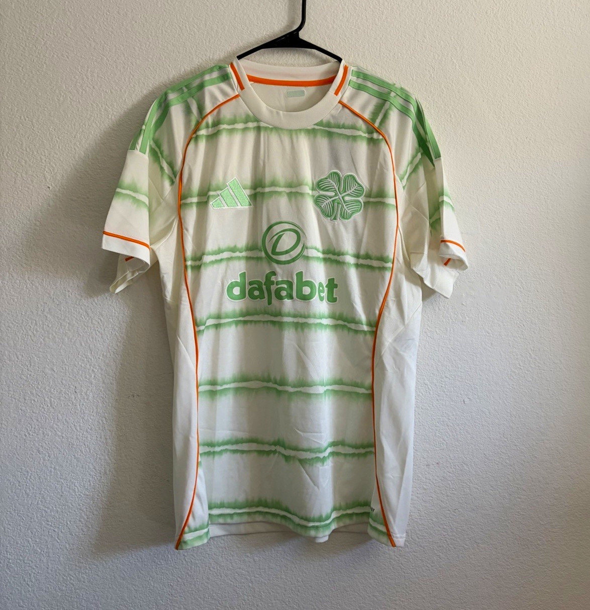 Adidas Celtic FC (Scotland) Third Kit Men’s Jersey Sz Large 25/26 (NWT) [JI7259]