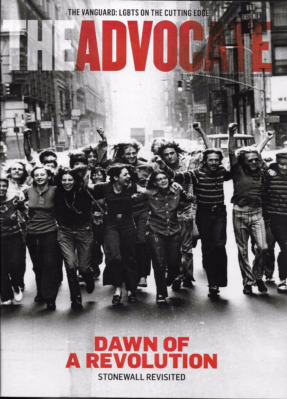 Advocate Magazine Stonewall Vanguard Middle East Conservative Funding 2015 .