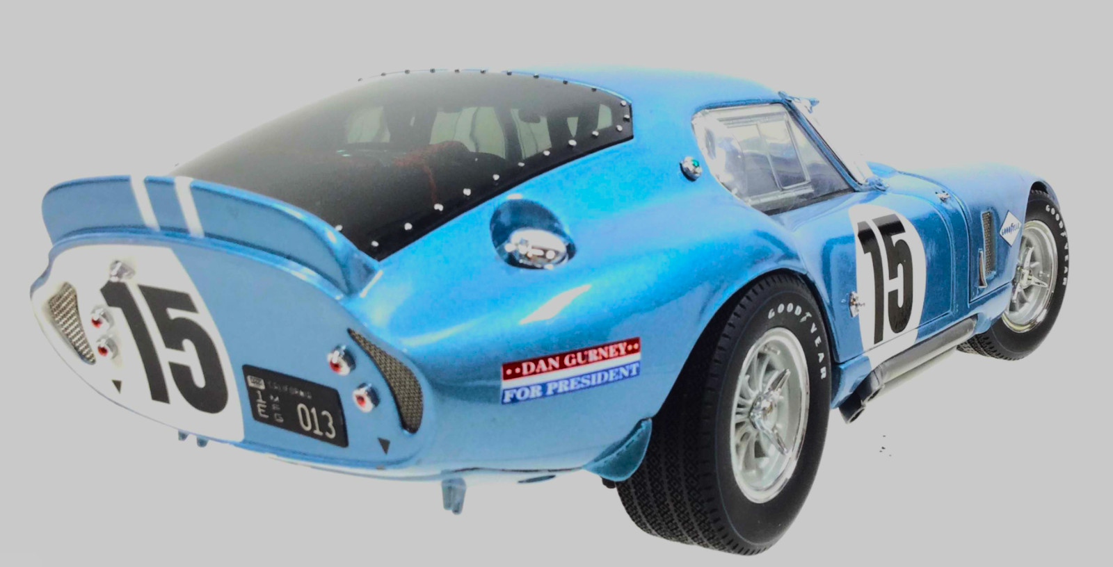 Exoto Shelby Race Car1 18Racing 1960s 12GT Model24Racer Carousel Blue
