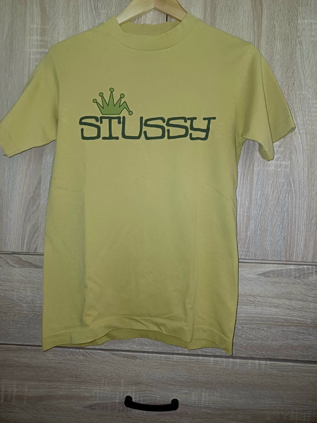 Vintage 90\'s Stussy Crown Tee Single Stitch Made In USA