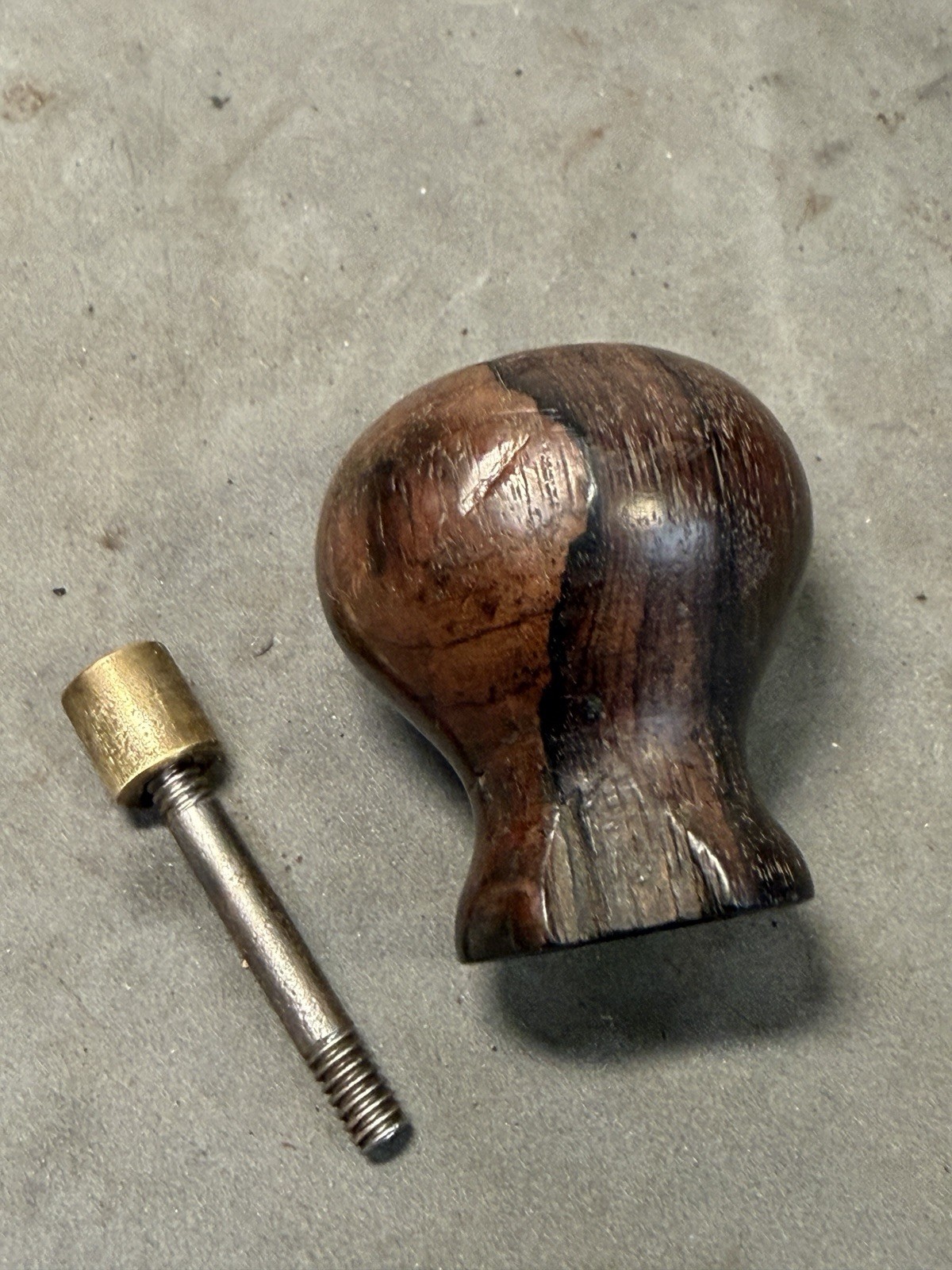 Antique Stanley Bailey Bedrock Rosewood Plane Low Knob No 4 Chip Hardware VTG Antique Stanley Bailey Bedrock Rosewood Plane Low Knob No 4 Chip Hardware VTG