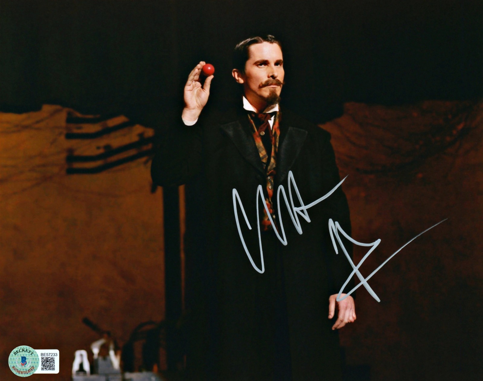 Christian Bale Signed BAS COA 8X10 Prestige Photo Autographed Autograph Auto Christian Bale Signed BAS COA 8X10 Prestige Photo Autographed Autograph Auto