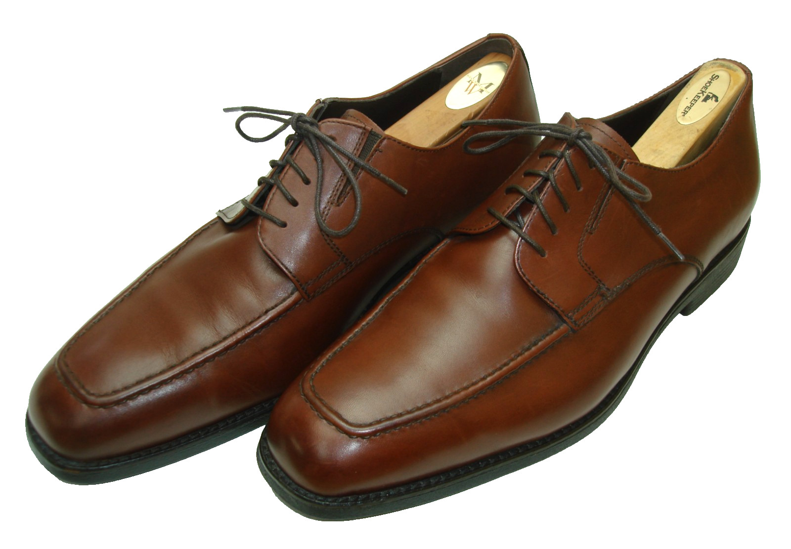 Men\'s 11.5 M JOHNSTON & MURPHY Waterproof Brown Leather Derby Blucher Dual Width