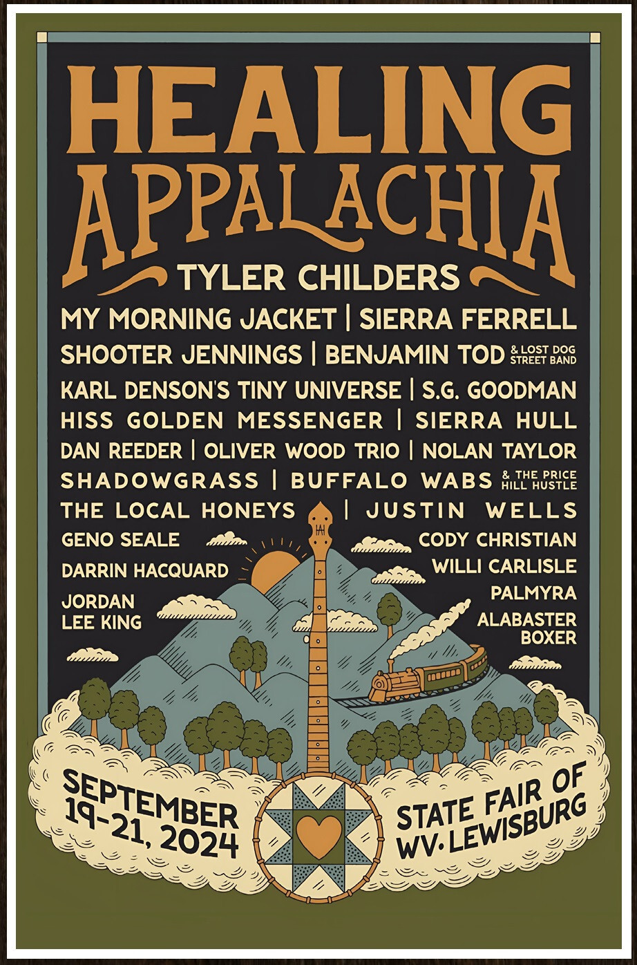 TYLER CHILDERS | MY MORNING JACKET Healing Appalachia 2024 Ltd Ed RARE Poster