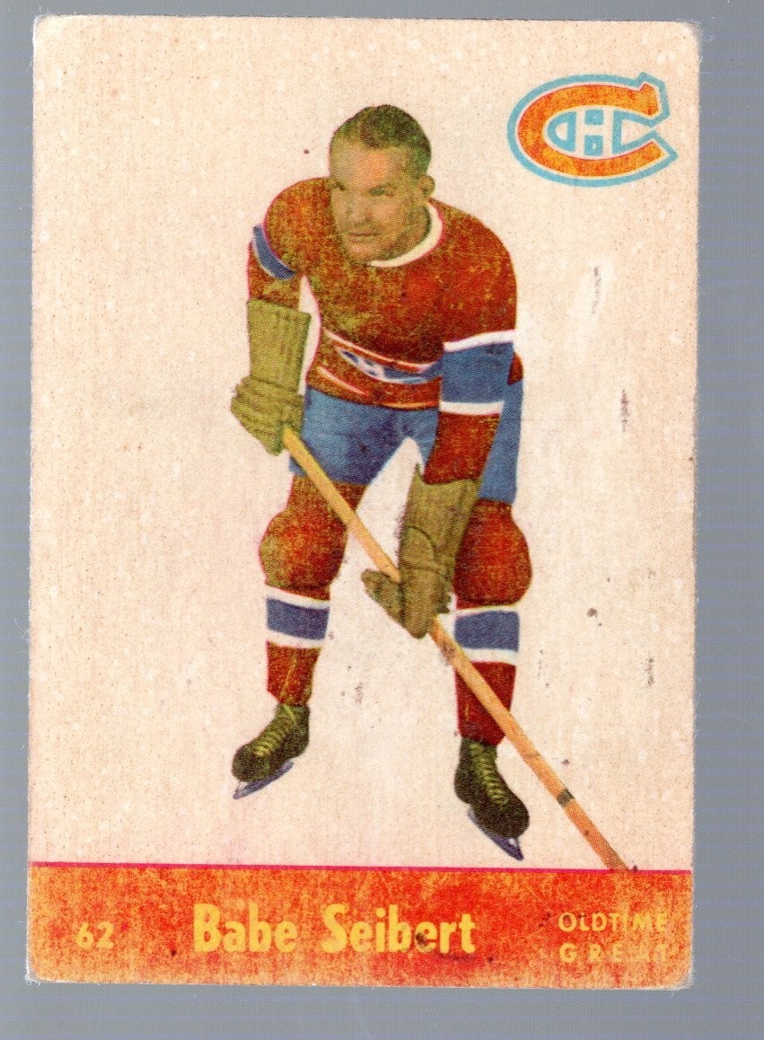 Babe Seibert 1955 Parkhurst #62