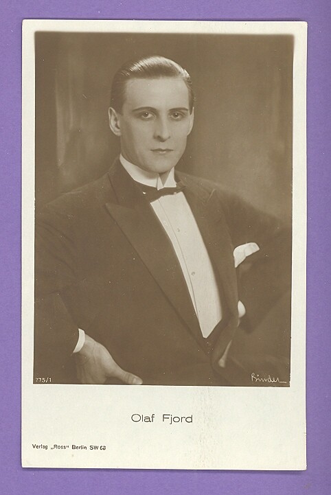 OLAF FJORD # 775/1 VINTAGE PHOTO PC. PUBLISHER GERMANY 1446